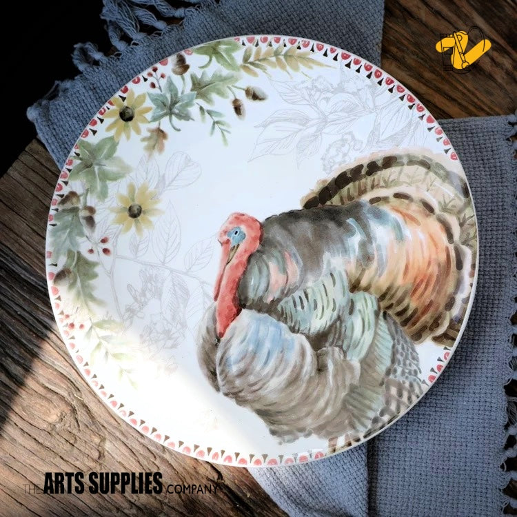 Autumn Turkey Collection | 10" Dinner Plate