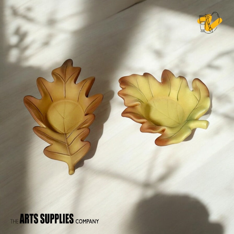 Autumn Leaves Candle Holder Set