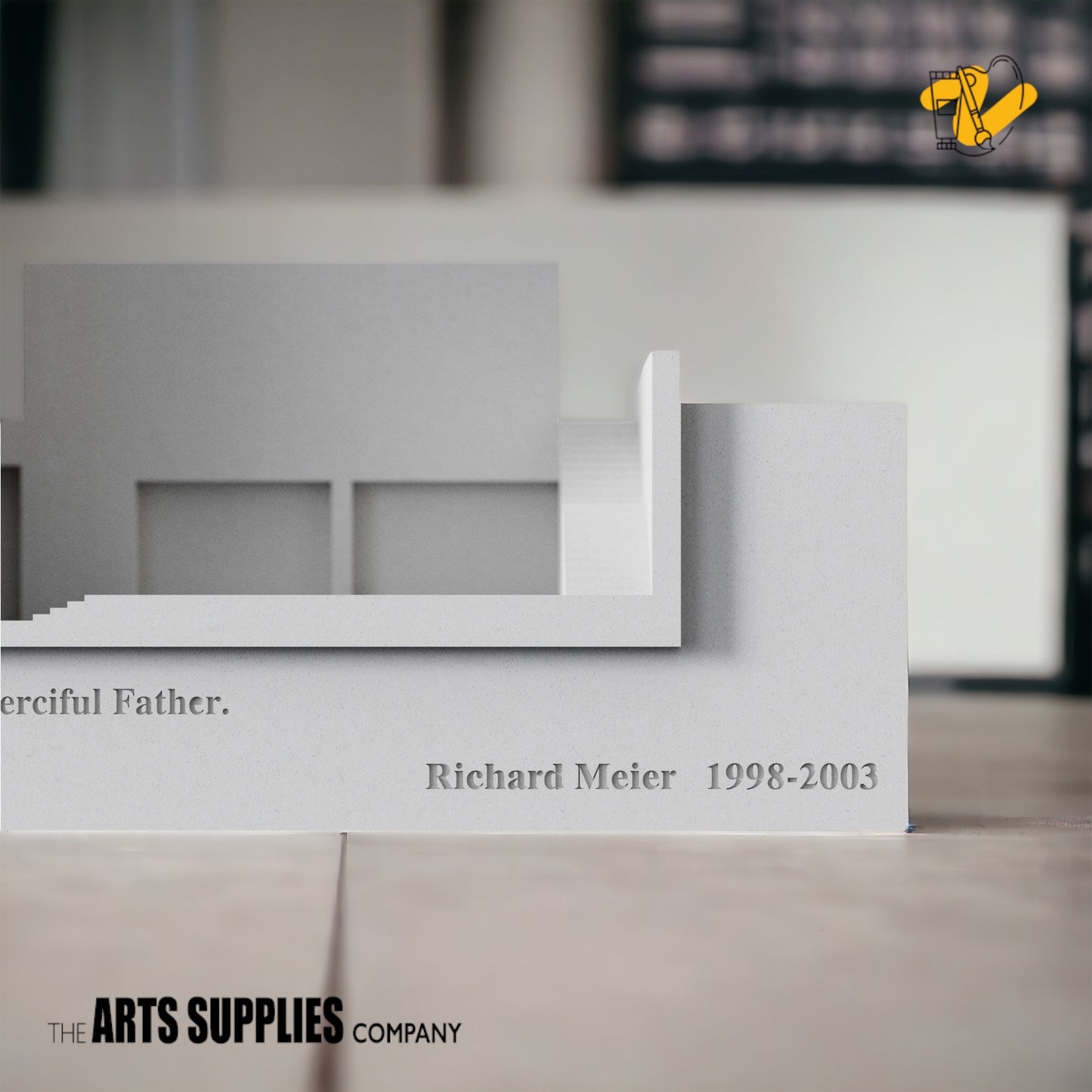 Cement Architectural Model | Richard Meier Church of 2000