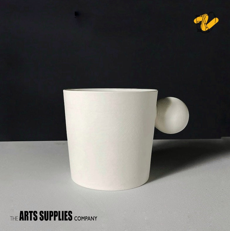 Ready to Paint Ceramic Bisque Coffee Cup (3 Sizes)