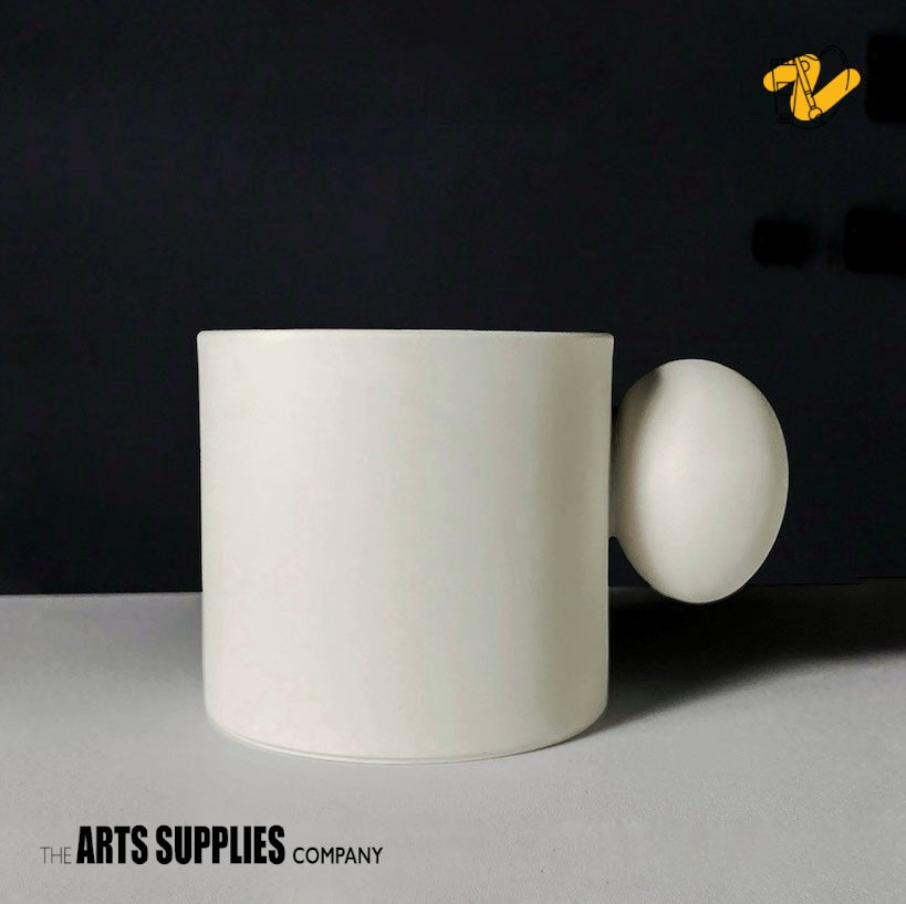 Ready to Paint Ceramic Bisque Coffee Cup (3 Sizes)