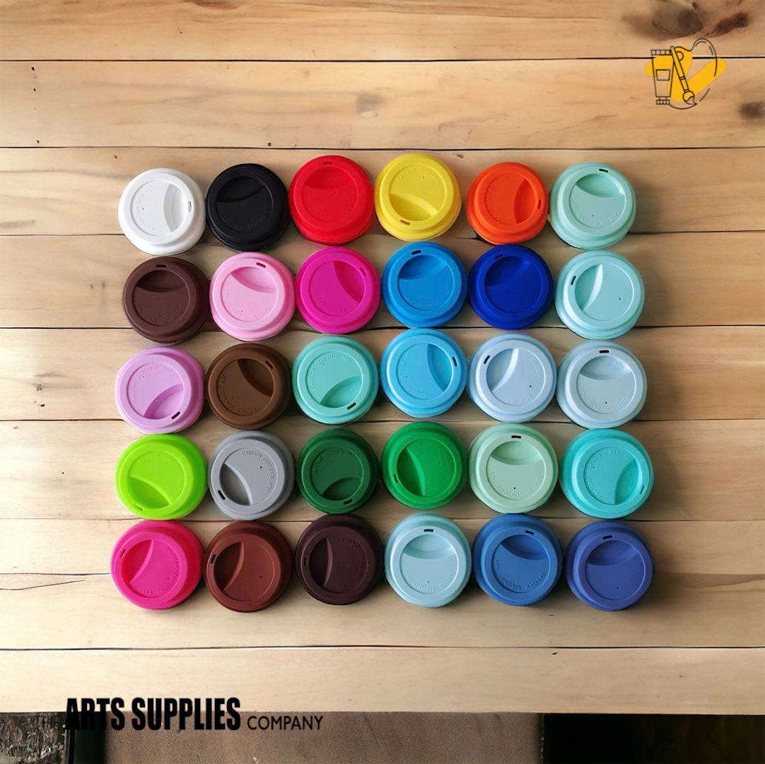 Color Silicone Lid for To-Go Coffee Cups