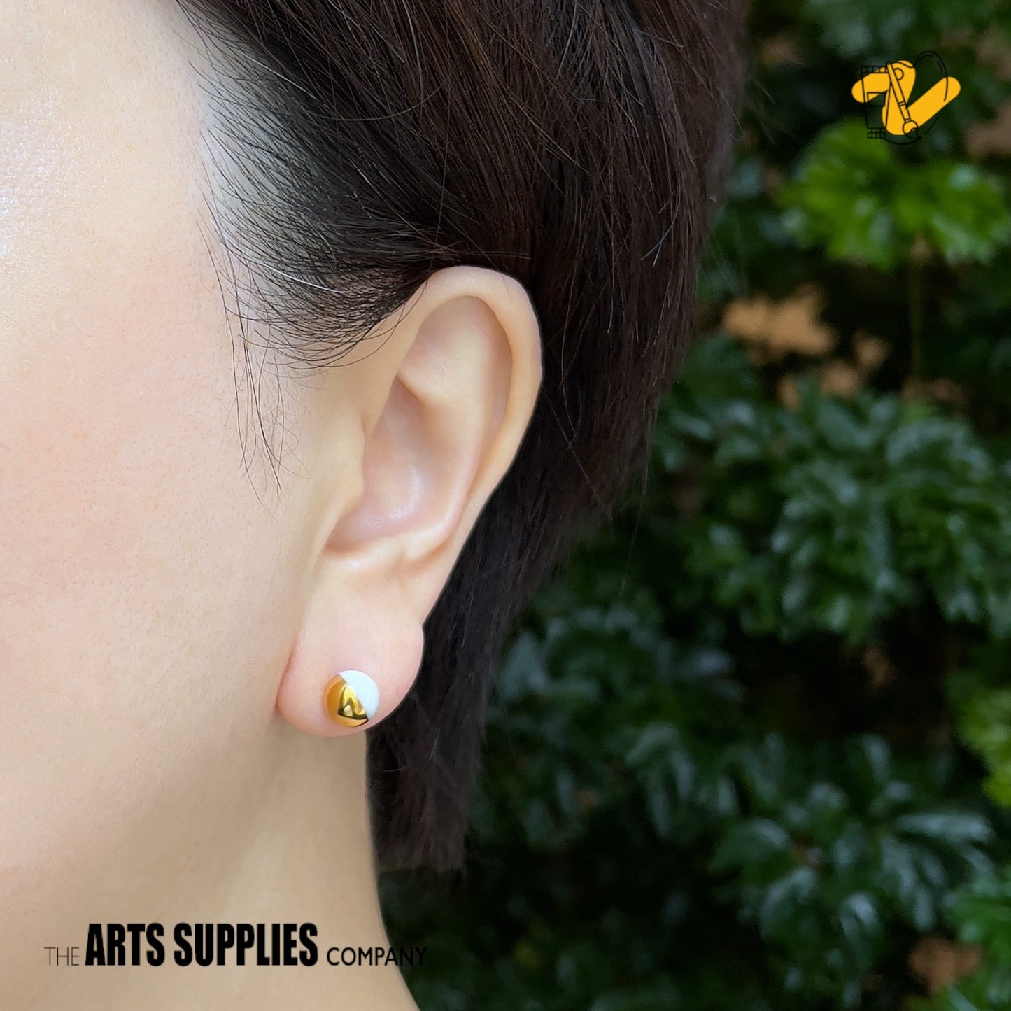 Porcelain Stud Earrings