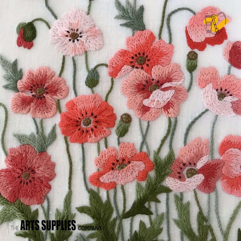 Embroidery Kit | Poppy Garden