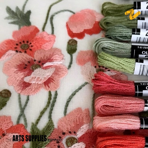 Embroidery Kit | Poppy Garden