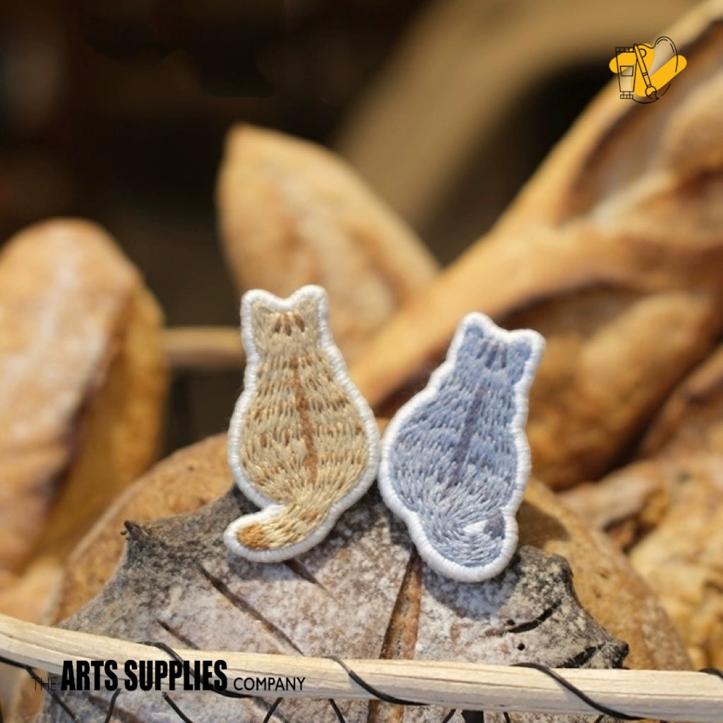 Embroidery Kit | Cats Brooches