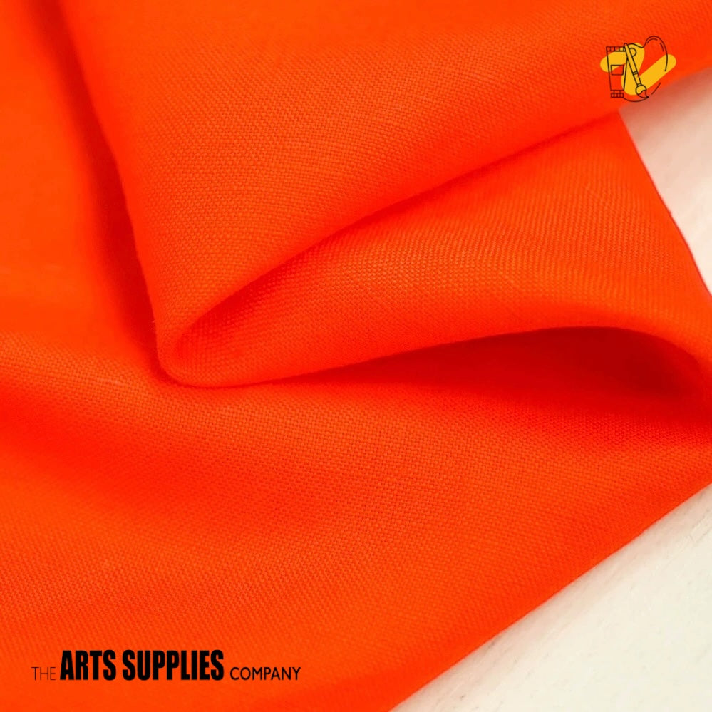 French Marigold Linen Fabric (Price per 50cm)