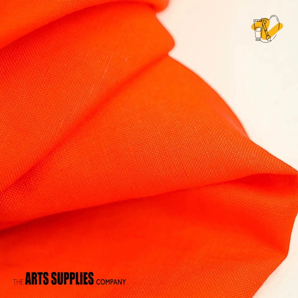 French Marigold Linen Fabric (Price per 50cm)