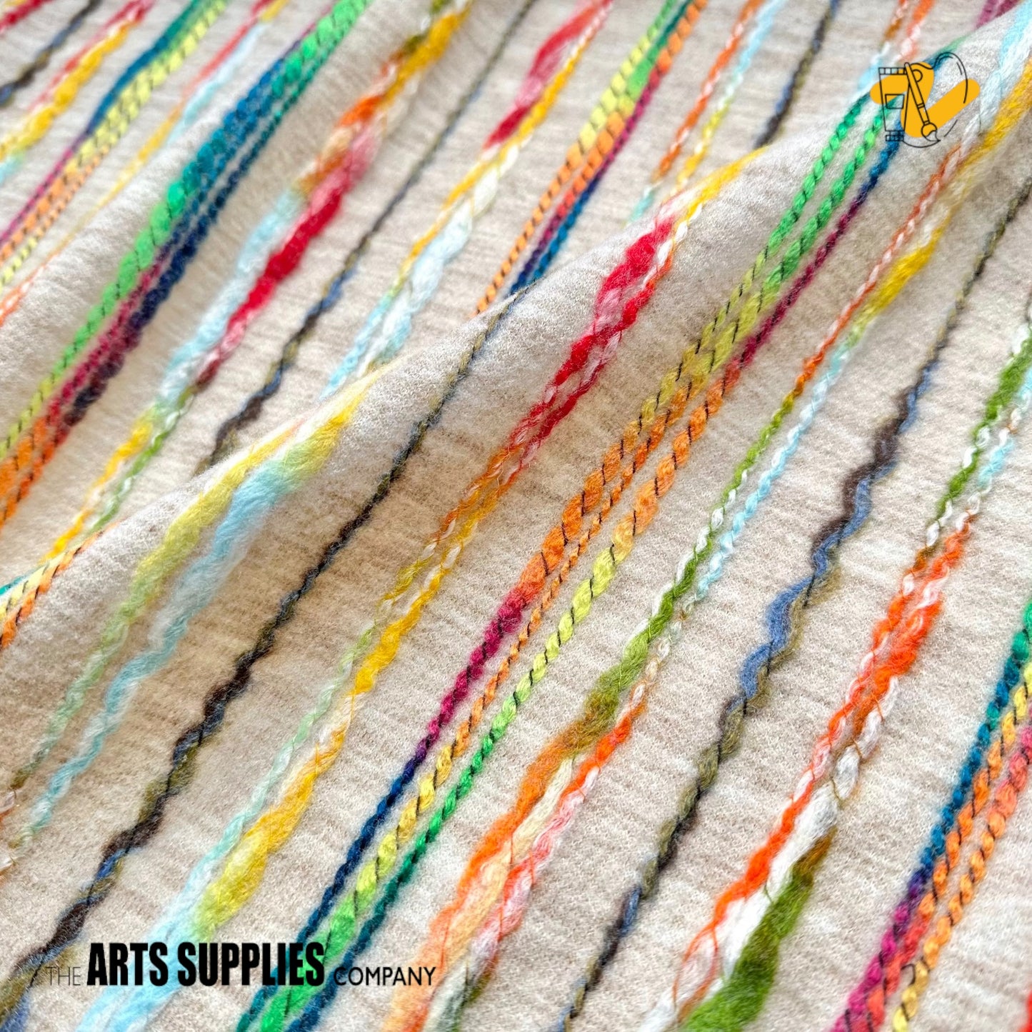 Fabric | Color Yarn Strips (Price Per Half Meter Width)