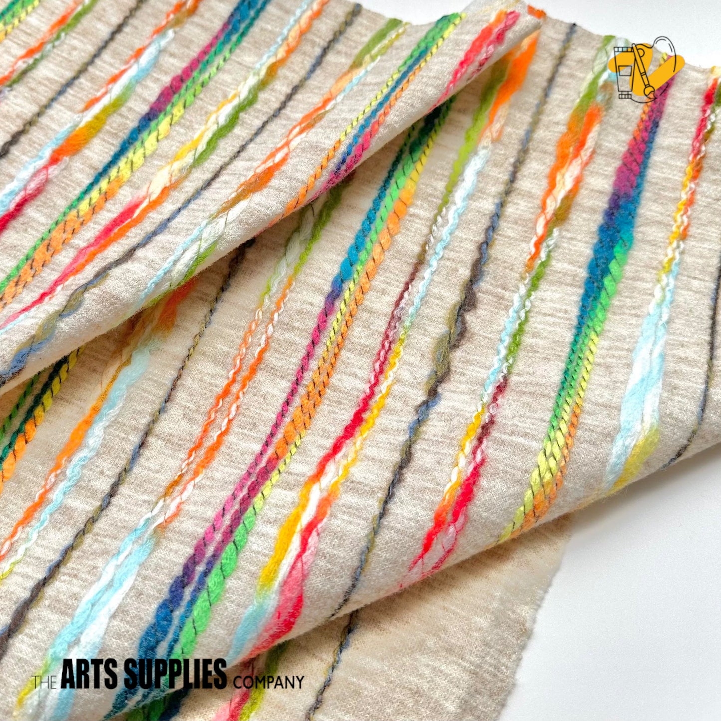 Fabric | Color Yarn Strips (Price Per Half Meter Width)