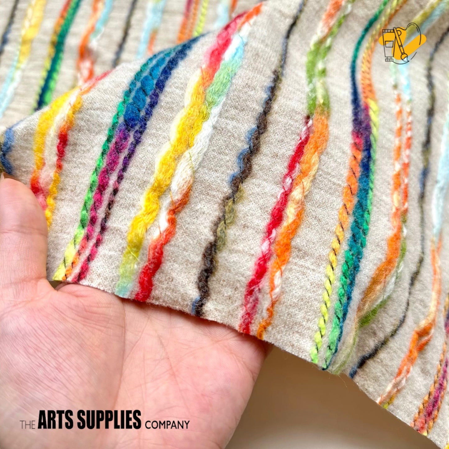 Fabric | Color Yarn Strips (Price Per Half Meter Width)