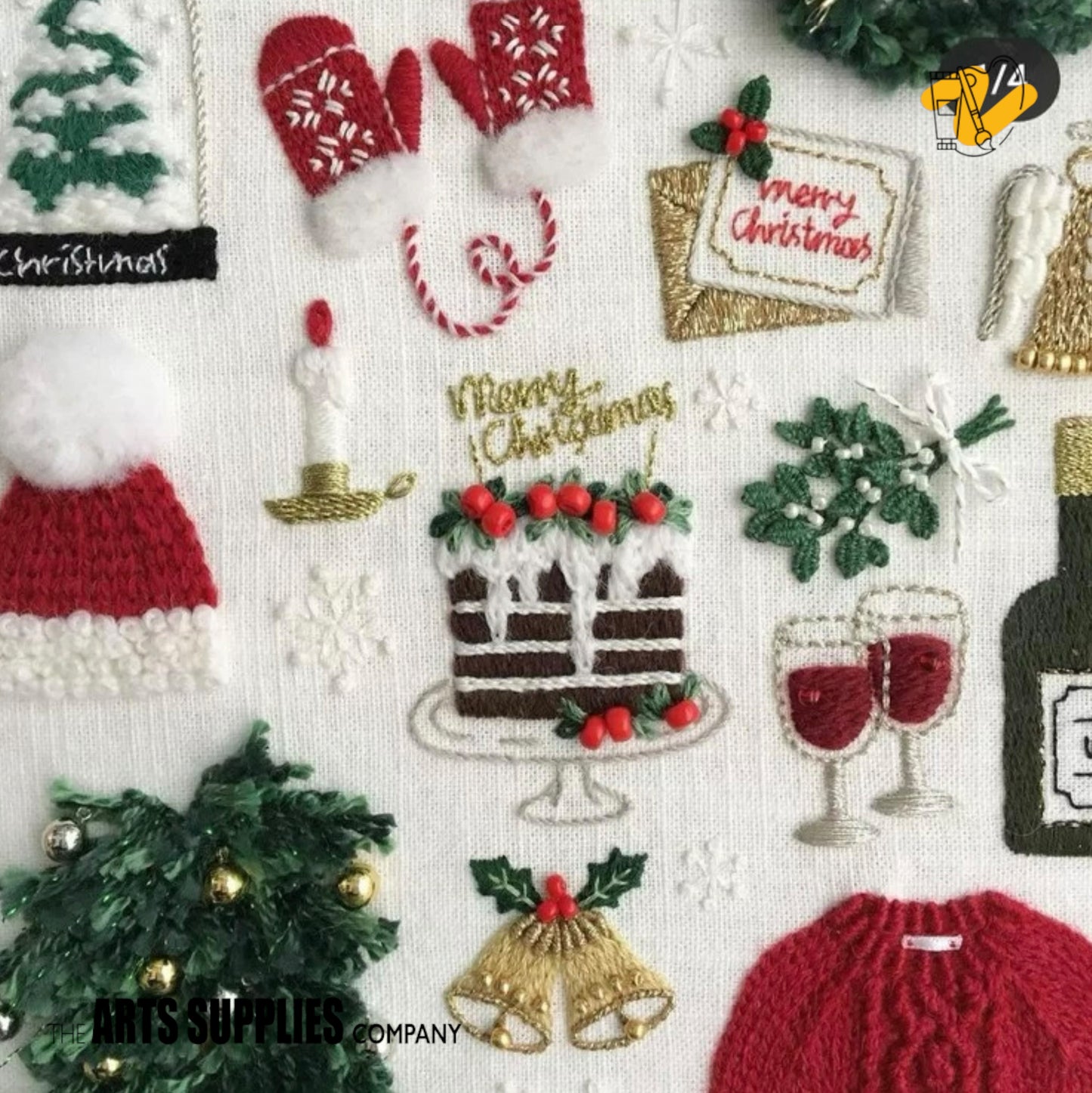 Embroidery Kit | Christmas Party