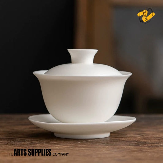 Blanc de Chine 3-Piece Chinese Teacup (3 Sizes)