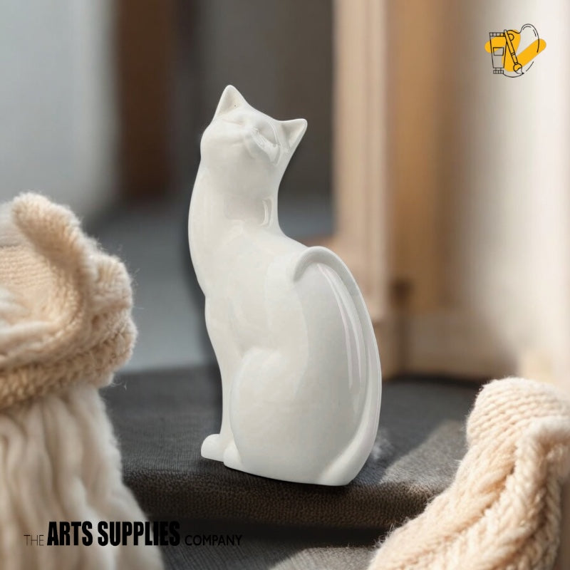 Smiling Cat Figurine