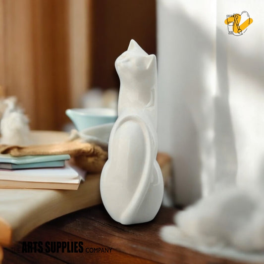 Smiling Cat Figurine