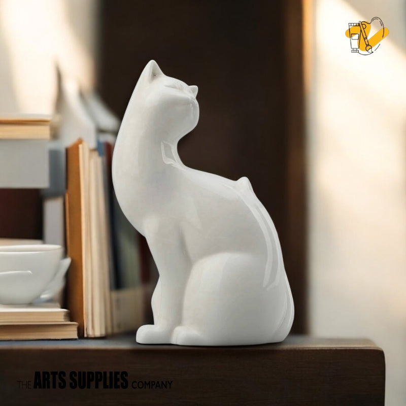 Smiling Cat Figurine