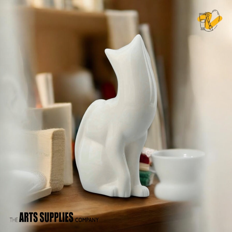 Smiling Cat Figurine