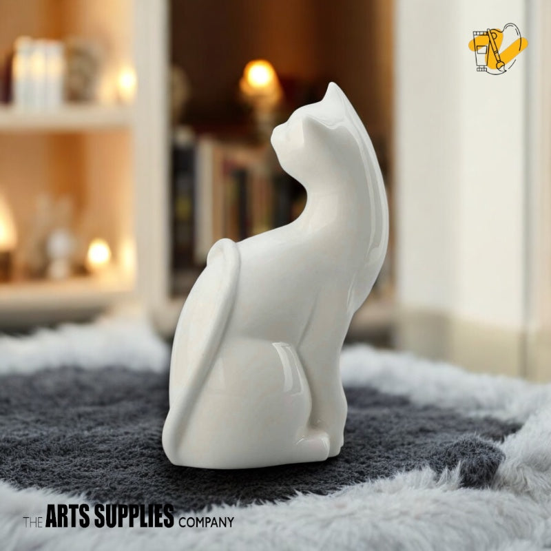 Smiling Cat Figurine