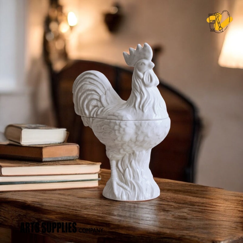 ボーンチャイナ 蓋付き装飾瓶