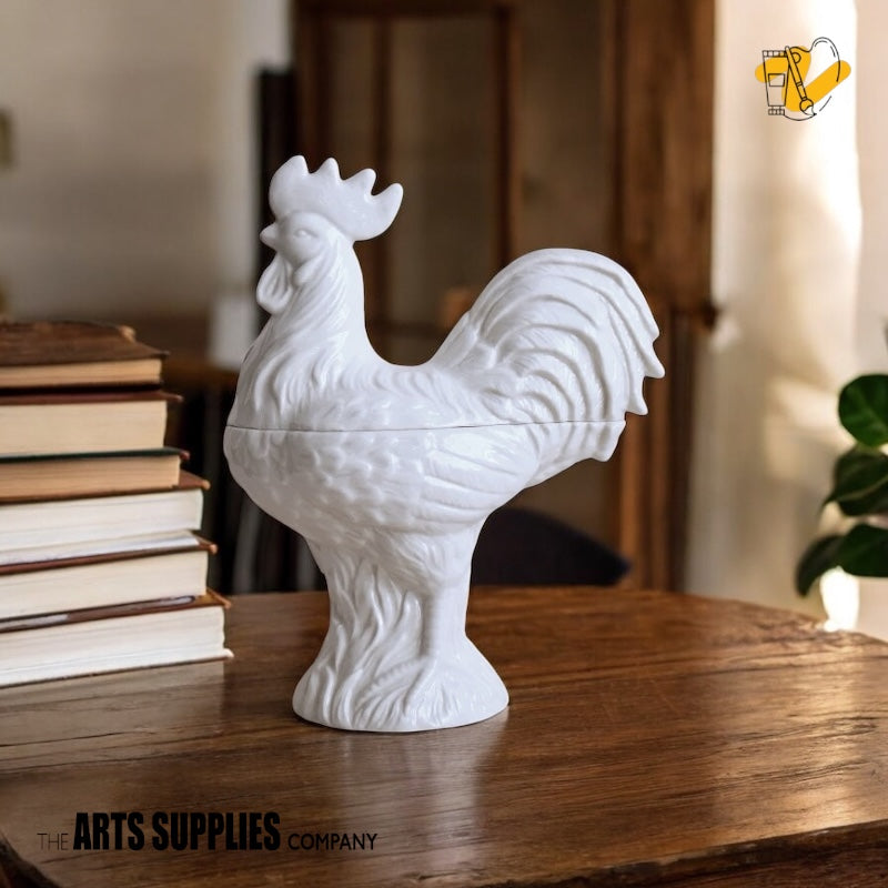 ボーンチャイナ 蓋付き装飾瓶