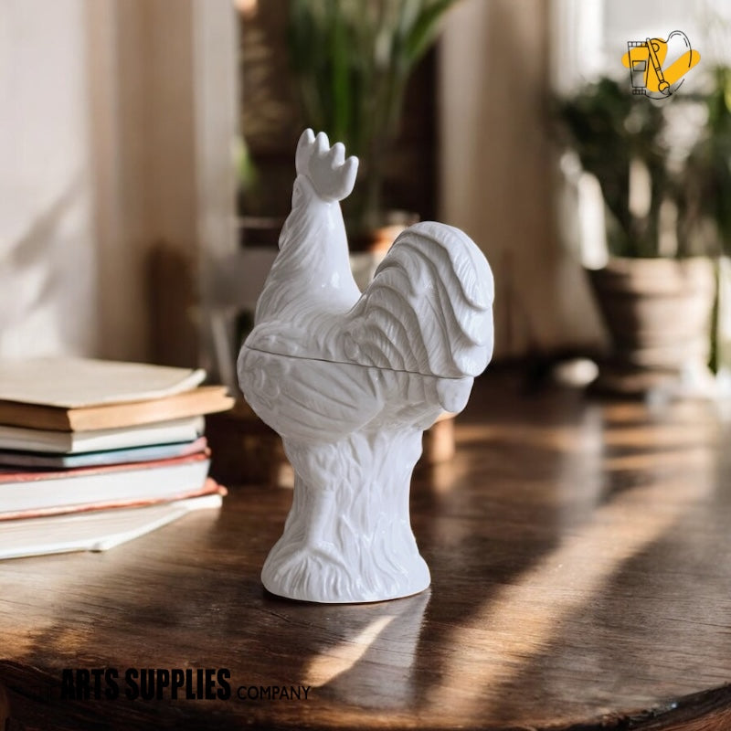 ボーンチャイナ 蓋付き装飾瓶