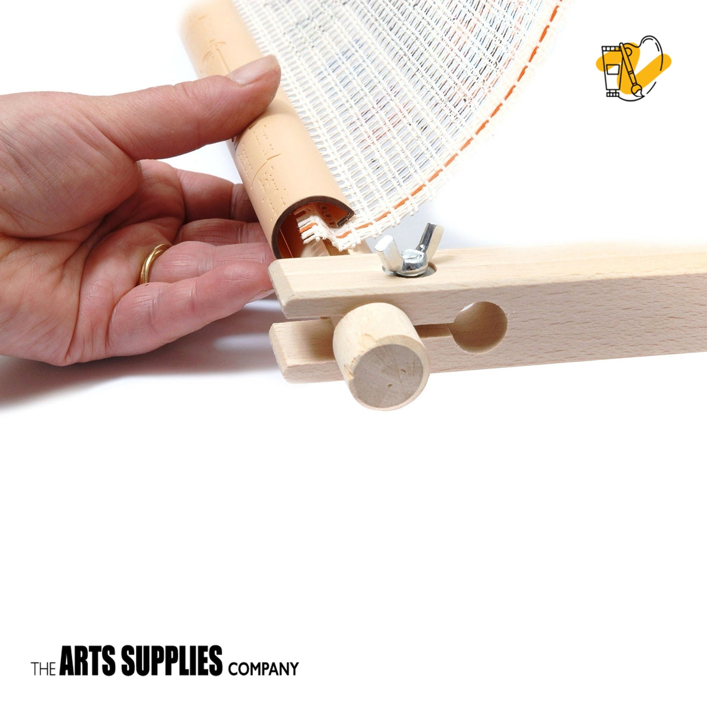 Beech Wood Embroidery/ Tapestry Scroll Frame