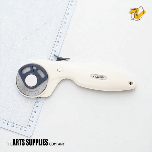 Kearing Rotary Cutter with Protective Block (& Blade Replacements)