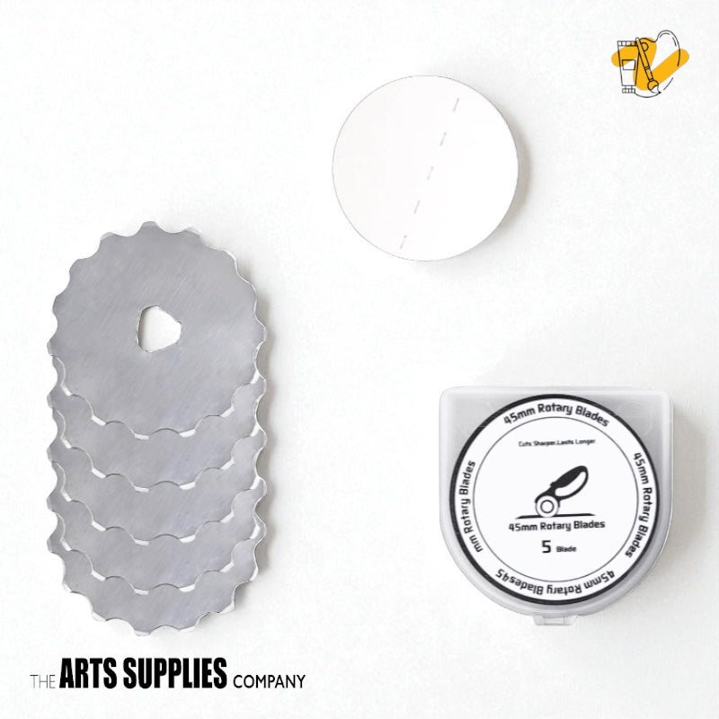 Kearing Rotary Cutter with Protective Block (& Blade Replacements)