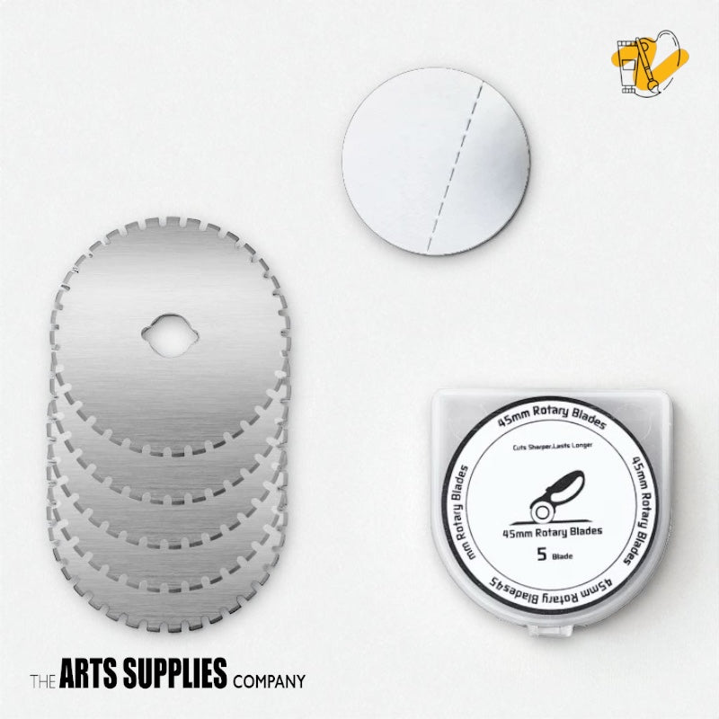 Kearing Rotary Cutter with Protective Block (& Blade Replacements)