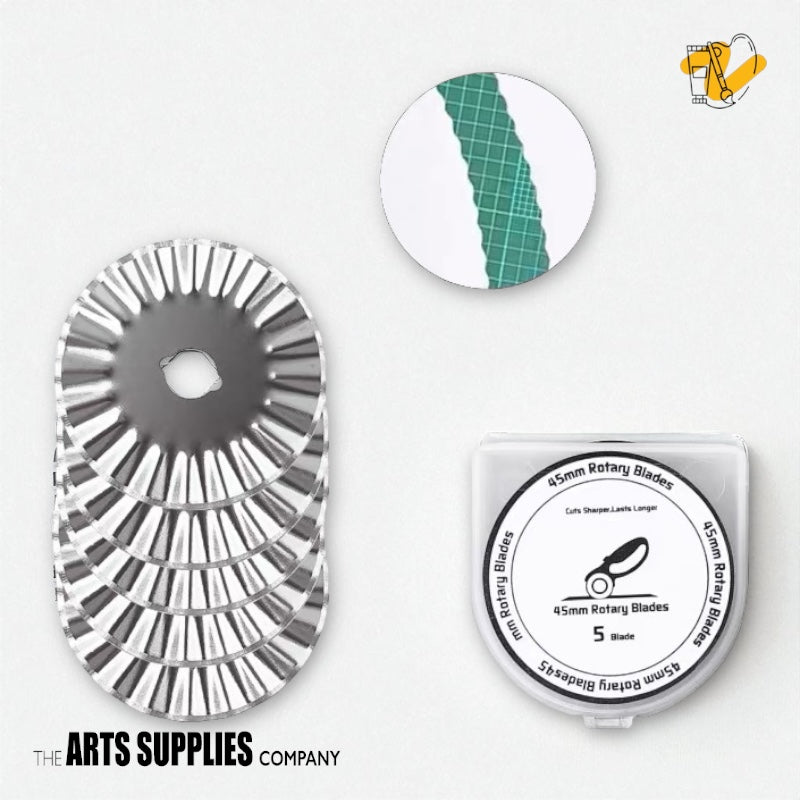 Kearing Rotary Cutter with Protective Block (& Blade Replacements)