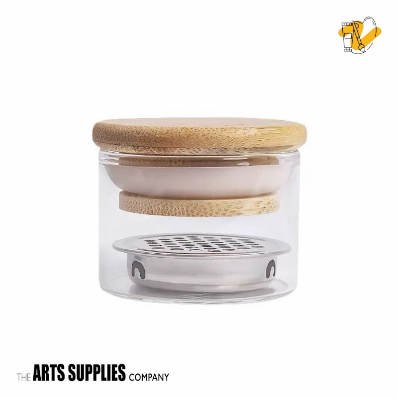 Brush Cleaning Jar with Screen