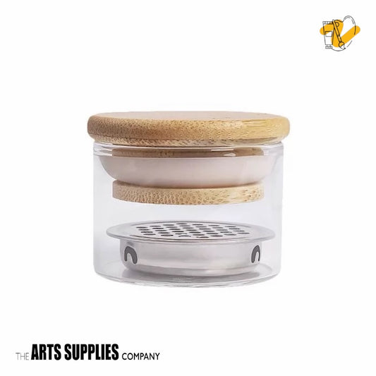 Brush Cleaning Jar with Screen