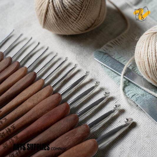 Sandalwood Handle Crochet Hooks
