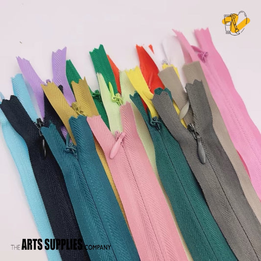 Invisible / Concealed Nylon Closed-End Zipper