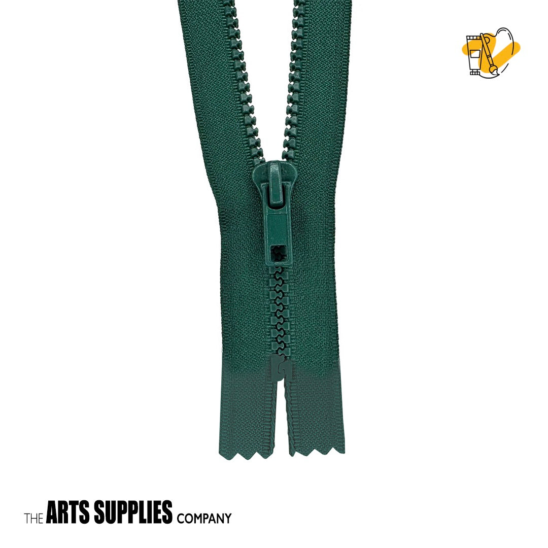 Molded Plastic Closed-End Bag Zipper