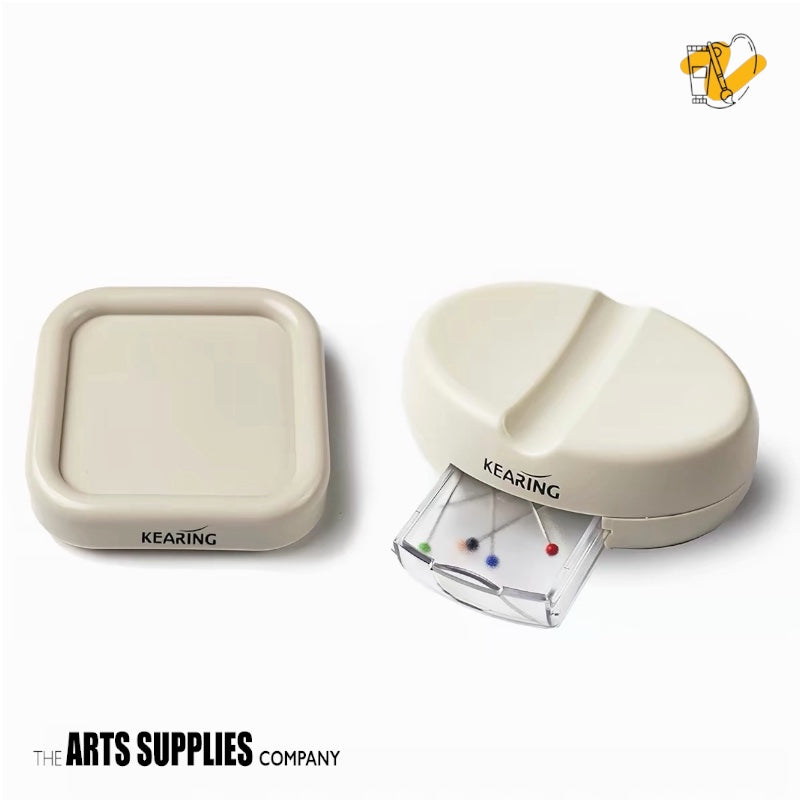 Magnetic Pin Cushion with Needle Drawer