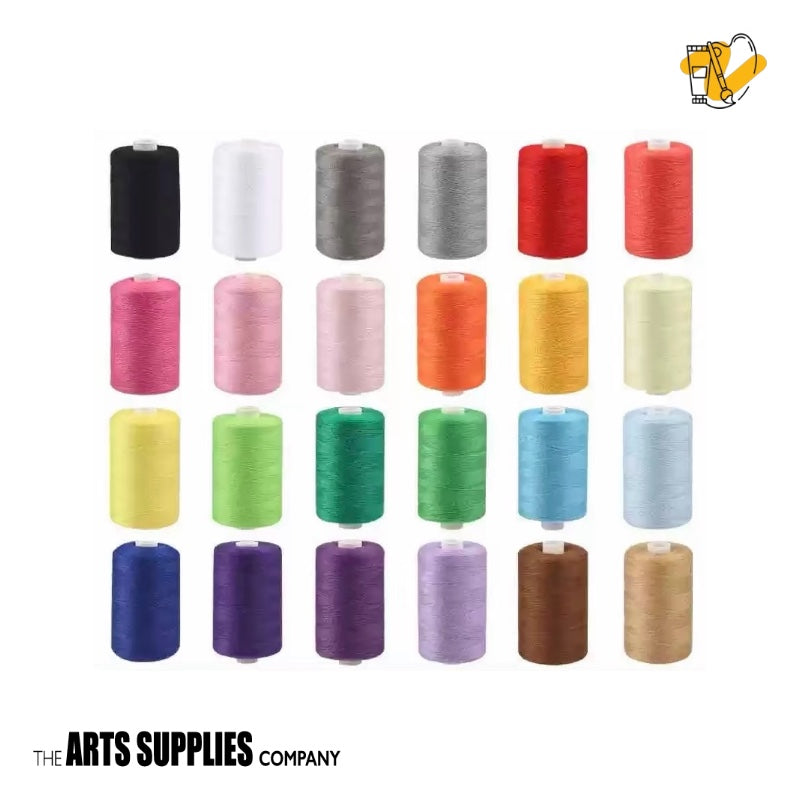 Medium-weight Polyester Sewing Thread (Ticket No. 40, 2‑ply)