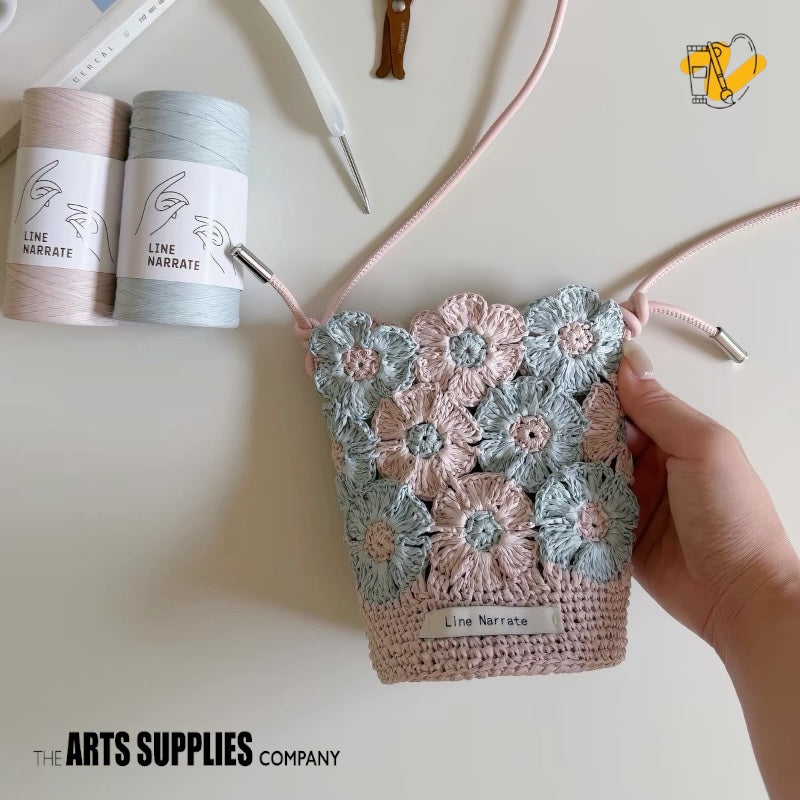 Knitting Kit | Line Narrate Brand Bucket Bag (5 Color Combination)
