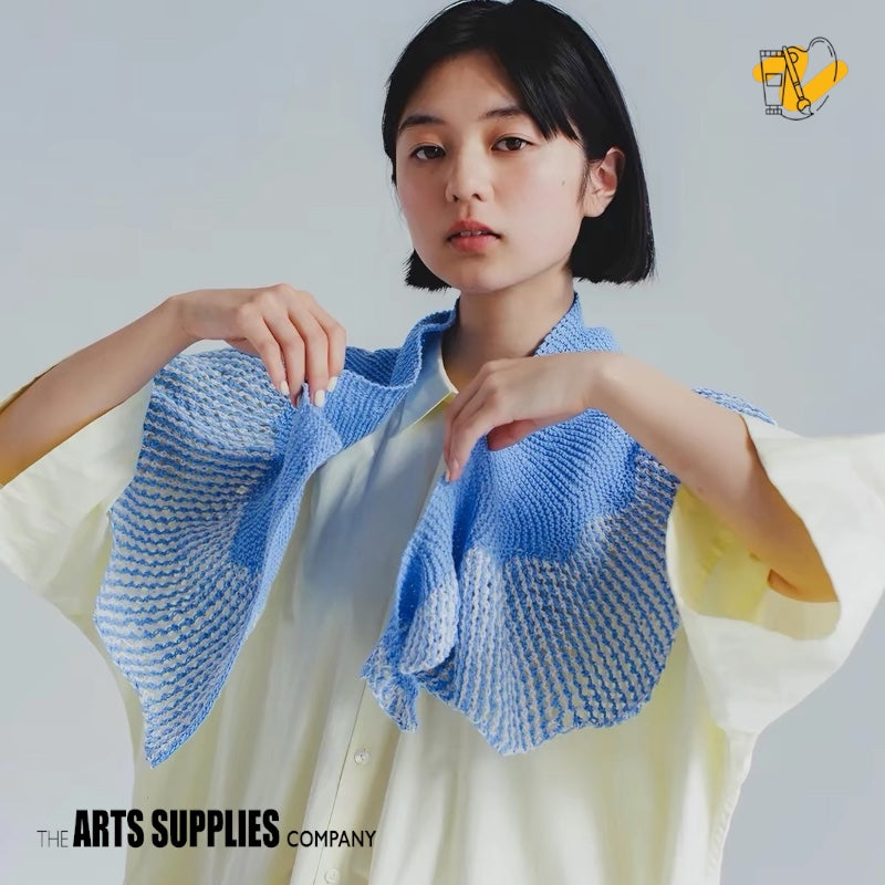 Knitting Kit | Daruma Brand Triangle Scarf