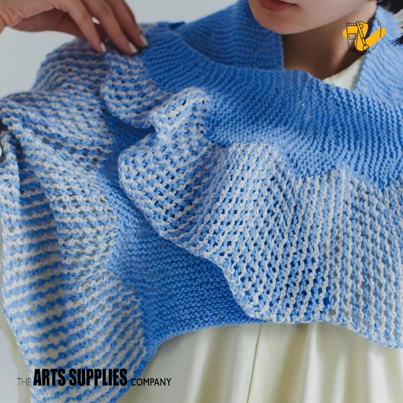 Knitting Kit | Daruma Brand Triangle Scarf