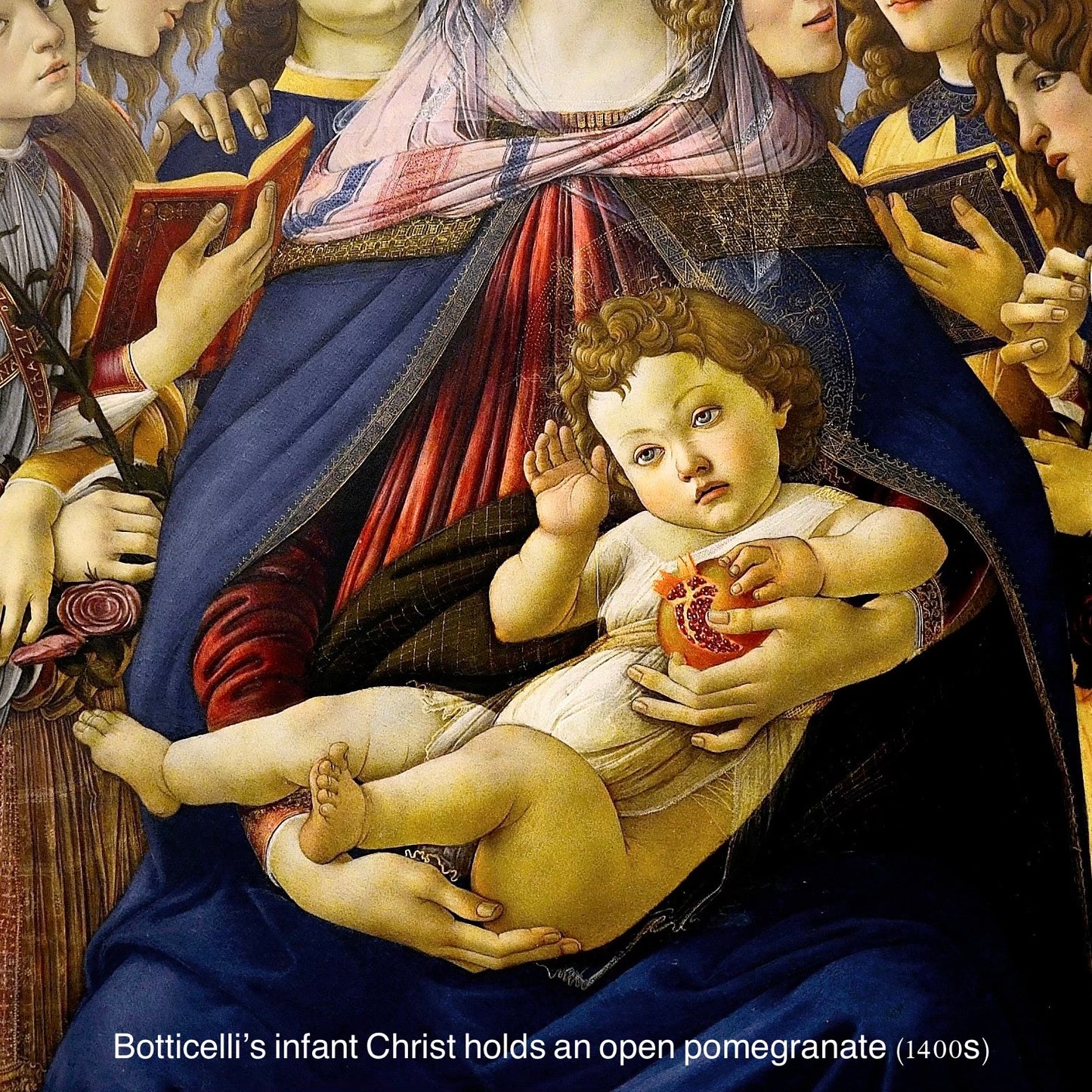 Hand Blown Glass Pomegranate Vase (Set of 2)