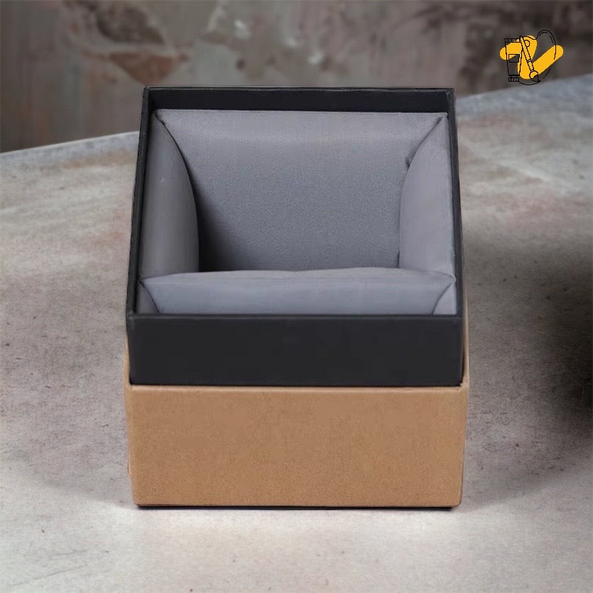 Cardboard Gift Box with Interior Padding for Cup & Saucer