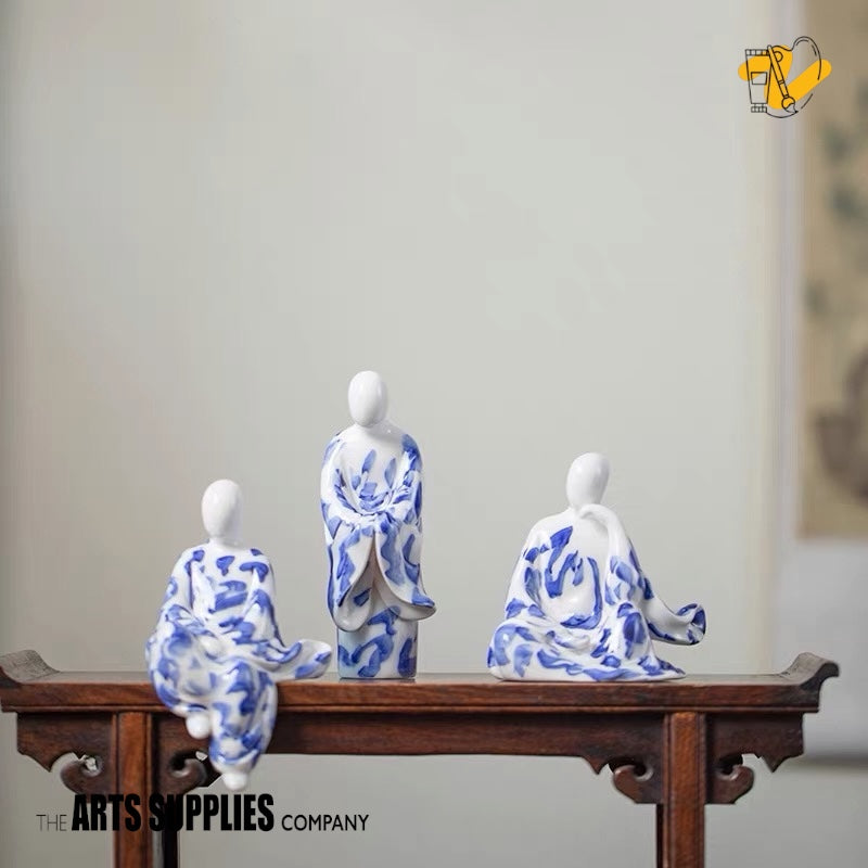 Blanc de Chine Chinese Lady Figurine